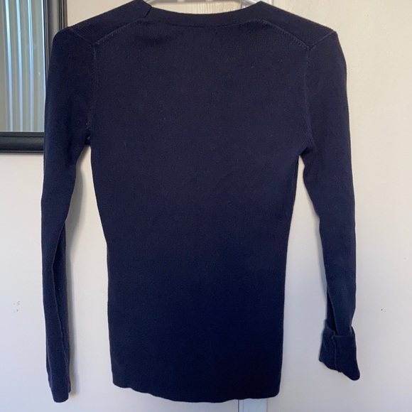Tommy hilfigher xs navy knit top sweater - Picture 2 of 3